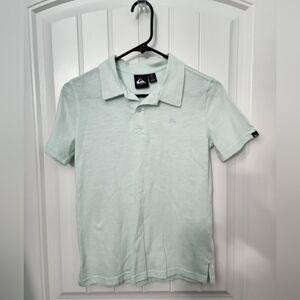 Quiksilver Boys Shirt Short Sleeve Polo Shirt, Size Youth Medium 10/12